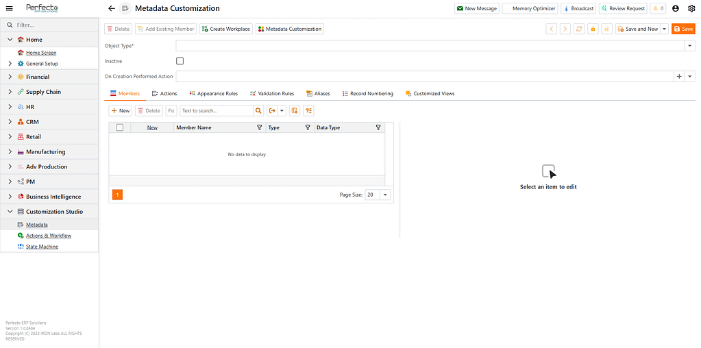 Metadata Customization - Cloud Version